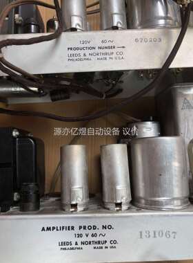 美国，LEEDS & NORTHRUP，牛输入胆前级，有俩台