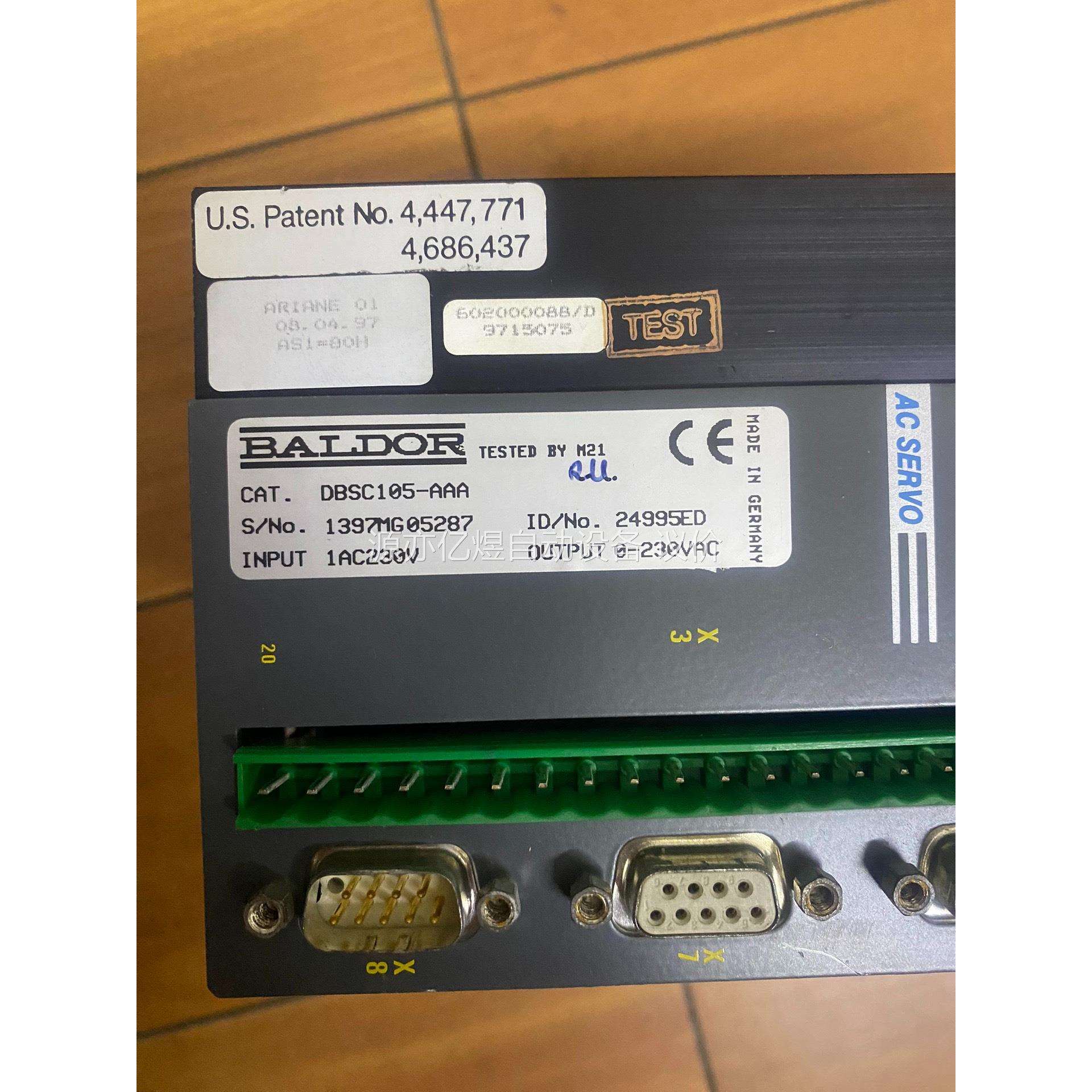 BALDOR保德驱动器 DBSC105-AAA 拆机一个成色