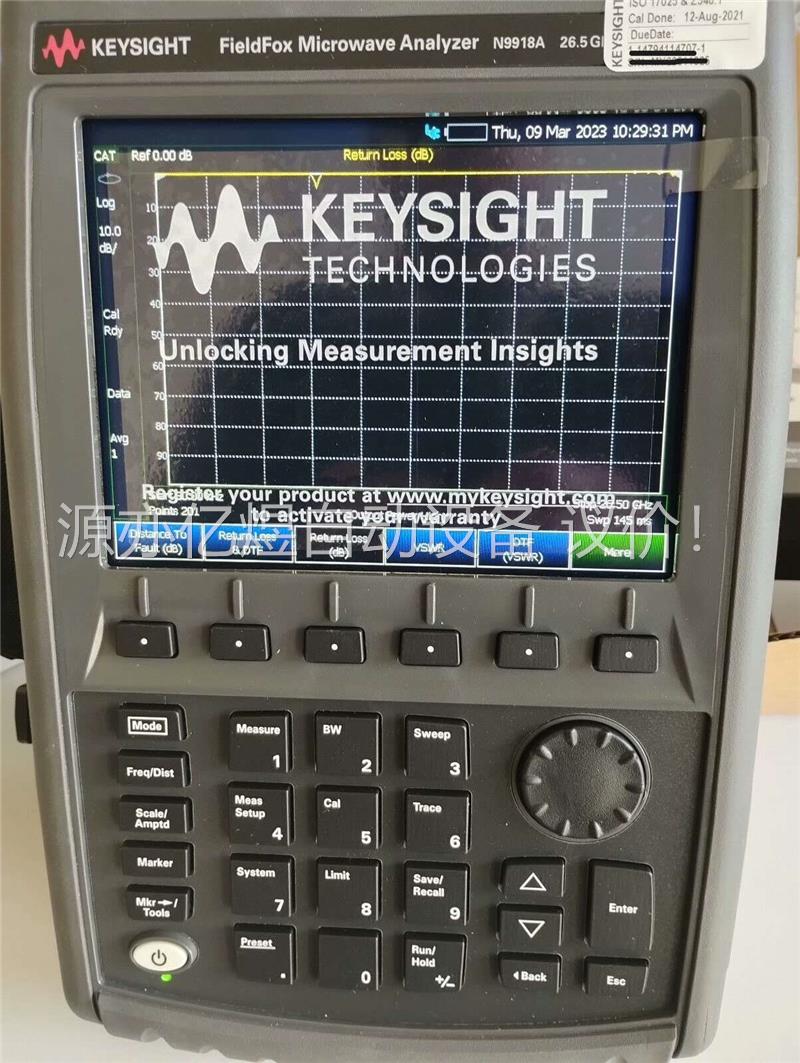 闲置转让26.5G的是德频谱分析仪，N9918A，(议价)