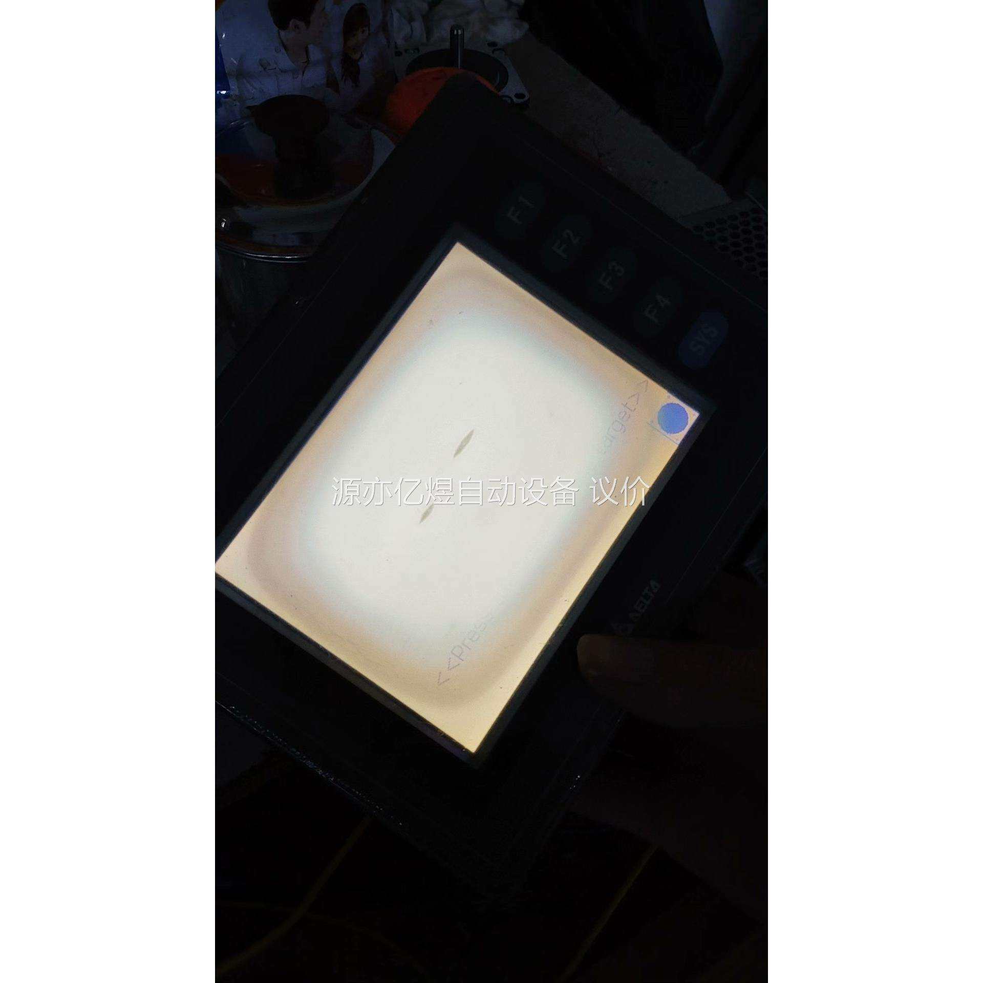 台达DOP-AS67BSTD触摸屏。设备拆机成色外观，内