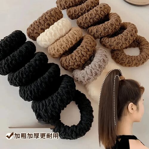 加厚加粗高弹力耐用发圈