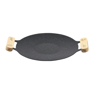 户外麦饭石卡式炉烤肉盘烧烤盘烤肉锅韩式铁板烧电磁炉煎烤盘家用