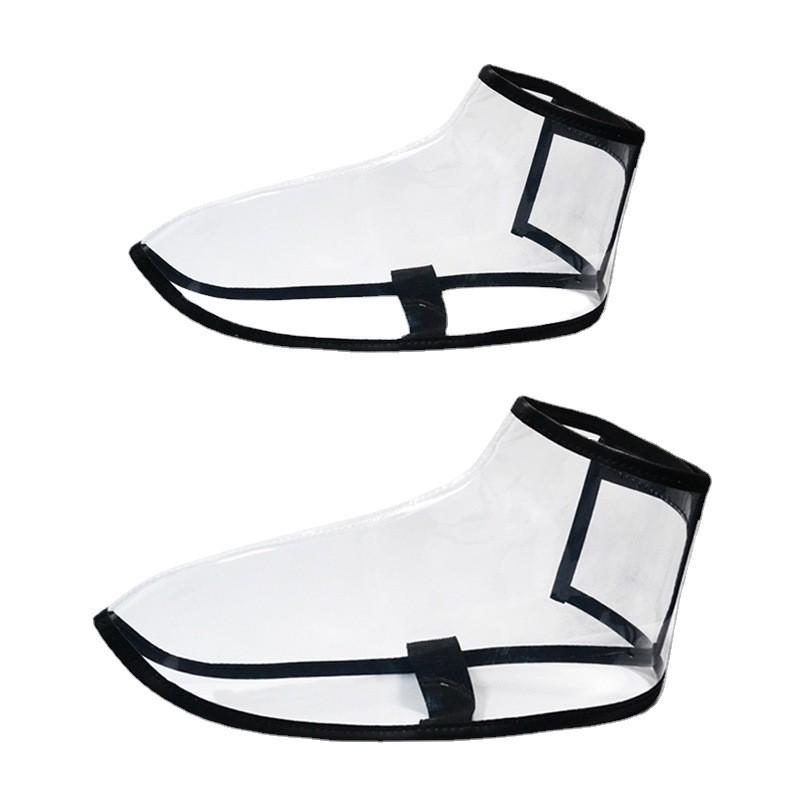 防脏焗油鞋面隐形工作耐磨室内防尘易穿脱理发师防碎发鞋套透气