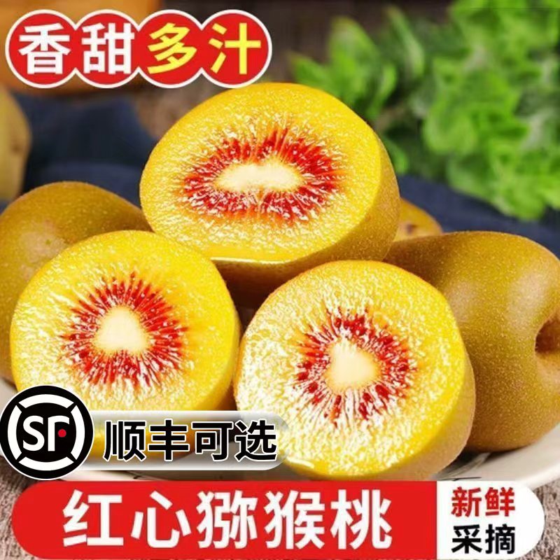 【彩箱】四川蒲江红心猕猴桃奇异果大果当季新鲜水果泥猴桃整箱装