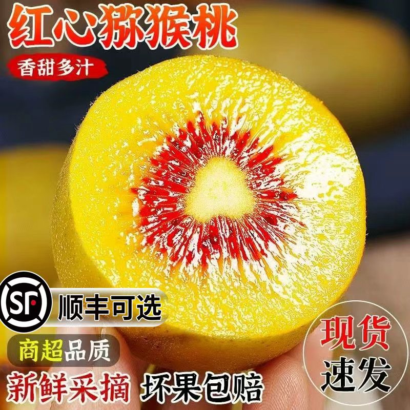 【彩箱】猕猴桃蒲江红心猕猴桃奇异果四川当季新鲜水果整箱包邮