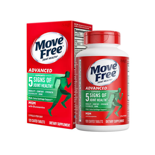 旭福 Move Free 益节 氨糖维骨力葡萄糖MSM 绿瓶 120粒