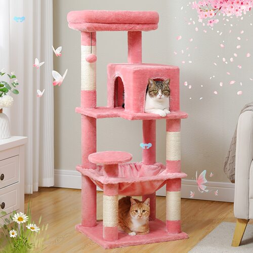 45.7 Cat Tree for Indoor Cats 5 Level Cat Tower for Medium