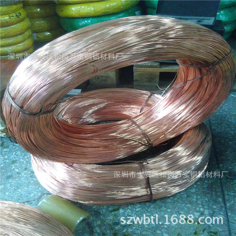 T2紫铜螺丝线3.45 3.8 4.7mm 红铜钉螺线 无铅铜线 环保料