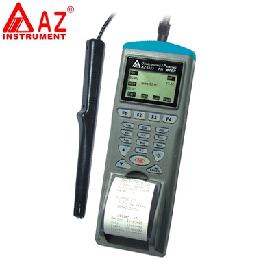 台湾衡欣AZ9851温湿度记录器带打印机温湿度记录仪AZ9680