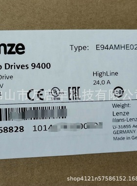 伦茨驱动器 E94ASHE0244 全新包装 议价