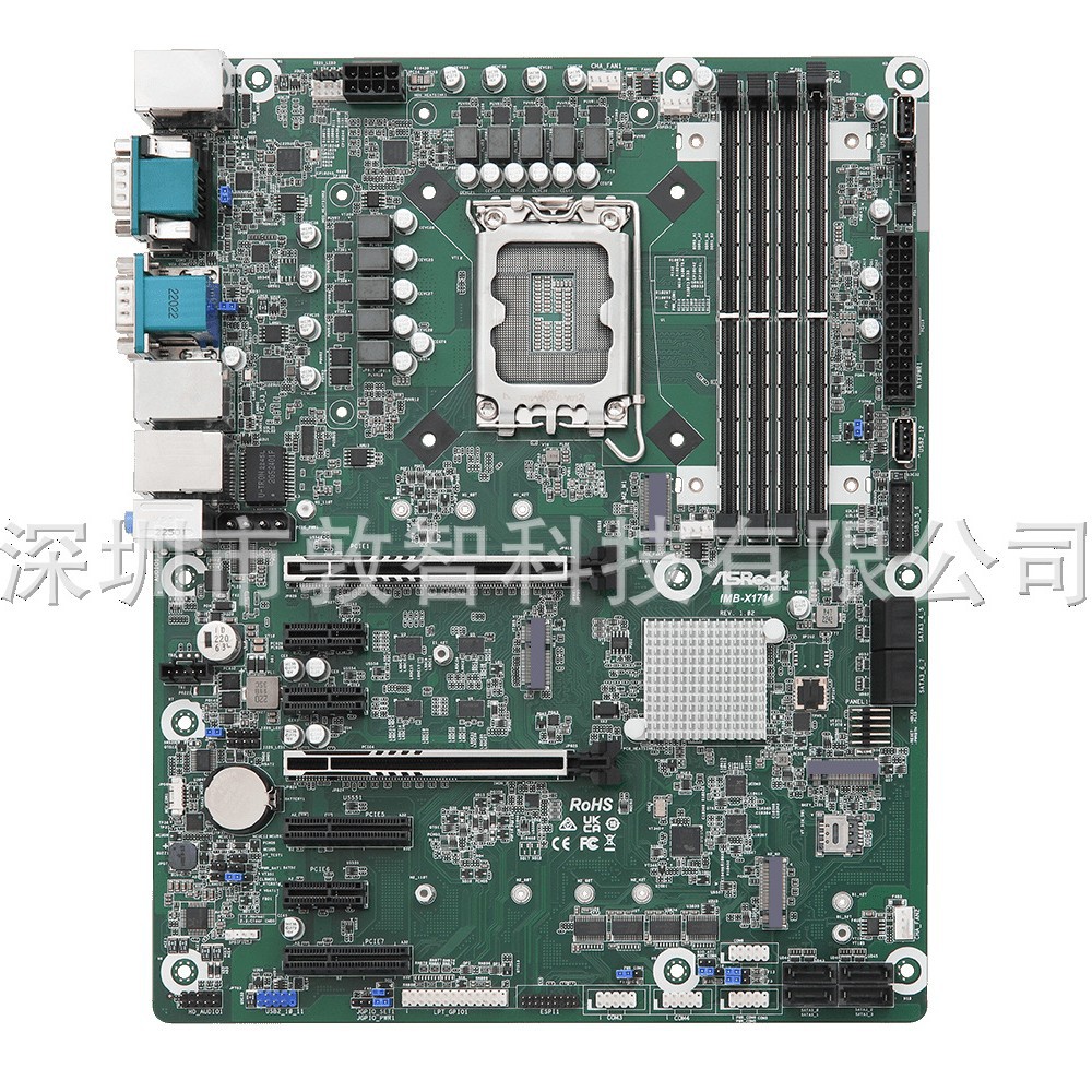 华擎东擎支持14代/13代/12代处理器工业电脑主机板IMB-X1714