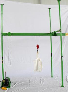 室内吊运机三立柱直滑式小吊机220V家用小型吊机建筑装修提升机