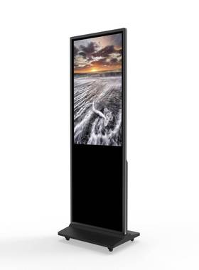 深圳32/43/49/55/65/75/85寸RSCD-LDH-03立式红外触摸广告机现货