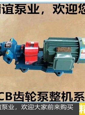高温电动齿轮泵KCB18.3/33.3/55/83.3自吸泵齿轮油泵液压油泵整机