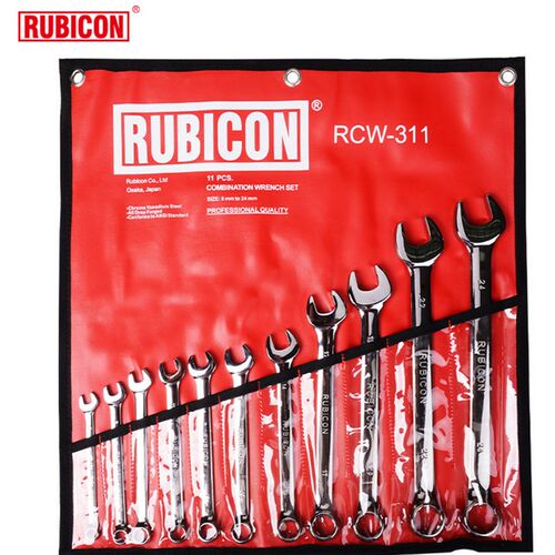 罗宾汉(RUBICON)美式梅开两用呆扳手套装11支8-24mm RCW-311