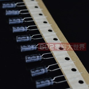 200只25v68uf尼吉康5 11电解电容高频低阻HV开关电源LED滤波105度
