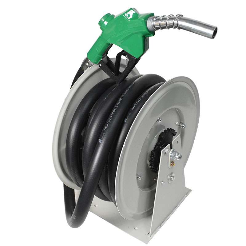 嘉豪自动伸缩卷管器油管绕管器加油设备自动卷盘车载加油机卷盘器