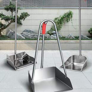 不锈钢簸箕单个撮箕家用撮子加厚戳子大号畚斗扫地灰斗铁皮垃圾铲