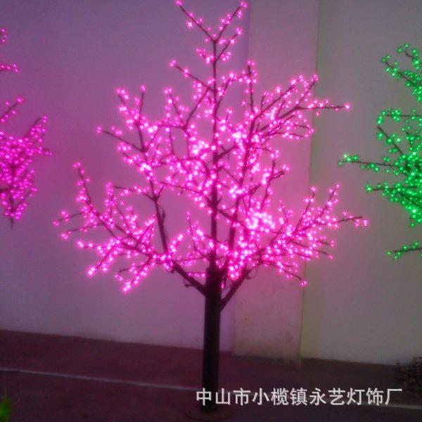 2.2米梅花树灯公园庭院装饰LED树射树灯网红文旅led仿真发光树灯