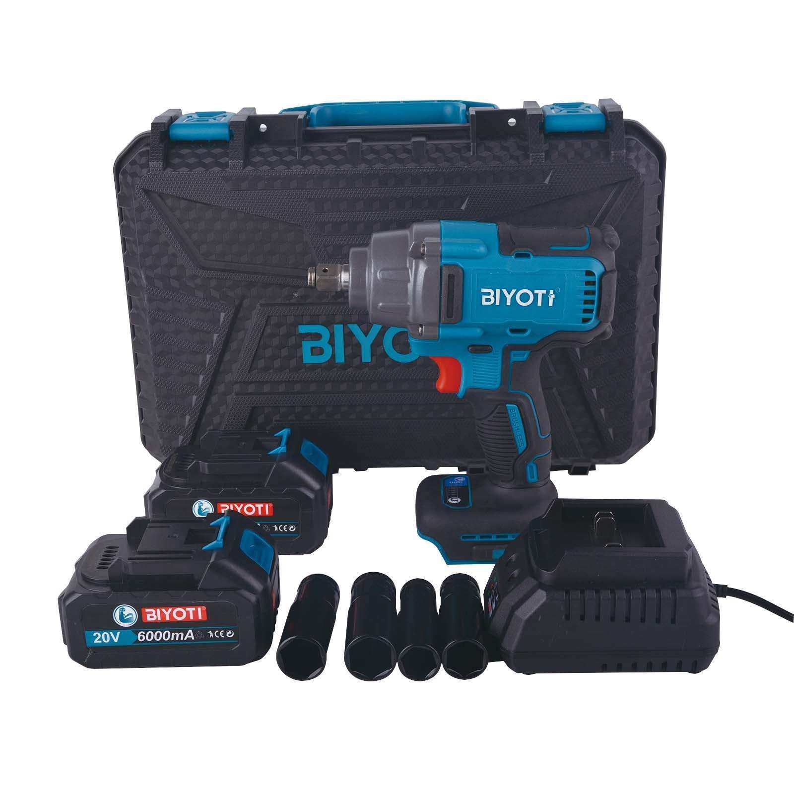 BIYOTI大扭力充电式锂电冲击无刷扳手 木工汽修架子工配四个套筒,农机/农具/农膜,播种栽苗器/地膜机,淘宝优惠券,粉丝福利购,淘宝优惠卷