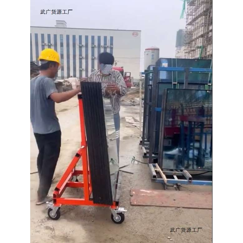 玻璃推车搬运小拉车折叠便携式玻璃架拉石膏板车运输车瓷砖搬运车