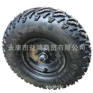 改装电动摩托四轮儿童卡丁车配件14*5.00-6飞机越野轮胎真空轮毂