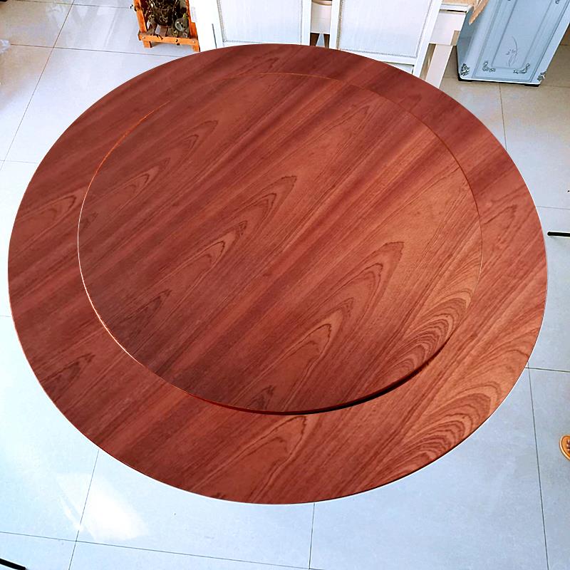 G3YN餐桌圆桌面板圆桌子家用饭店酒店圆形折叠实木大圆桌面10人圆