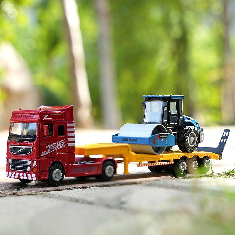 精邦1:60合金工程车模型平台拖车带挖掘机压路机套装拖挂运输车,农机/农具/农膜,播种栽苗器/地膜机,淘宝优惠券,粉丝福利购,淘宝优惠卷