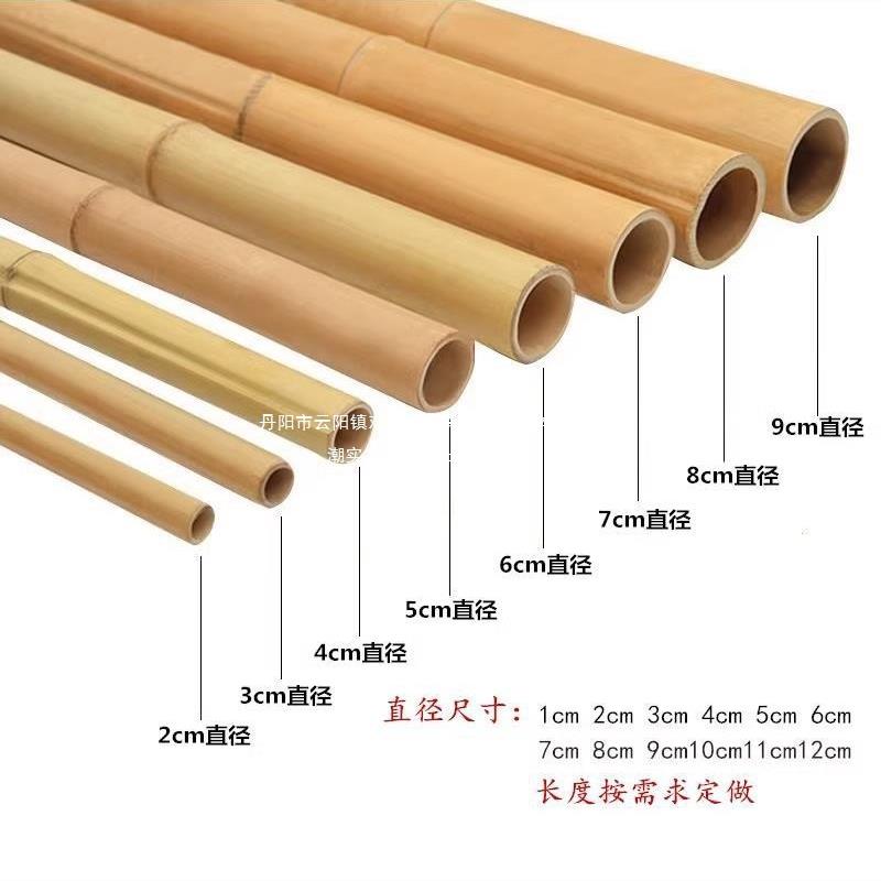 防腐竹子装修竹竿装饰竹杆室内吊顶白竹搭架毛竹楠竹户外庭院竹子