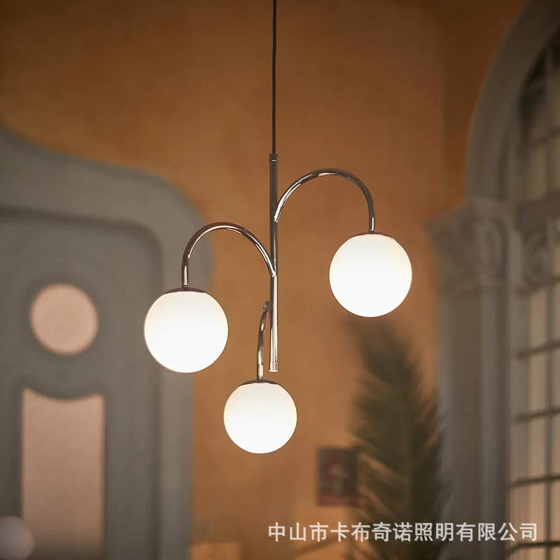 北欧希姆丽哈姆餐厅吊灯卧室简约法式复古灯具衣帽间书房中古吊灯