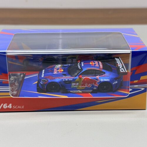 现货RM犀牛 1:64 奔驰AMG GTS 维斯塔潘 红牛涂装 合金汽车模型