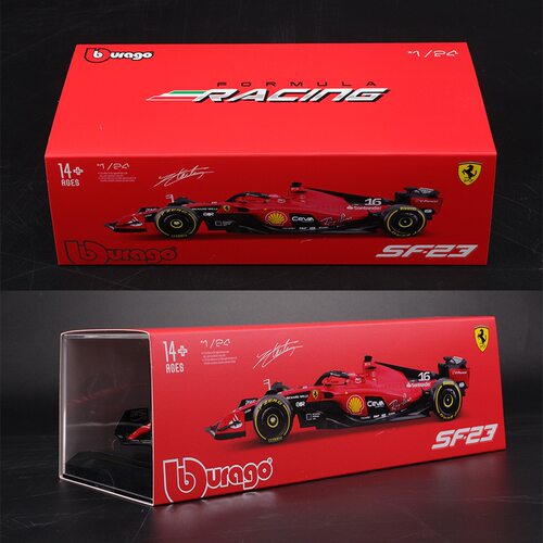 比美高1:24法拉利SF23方程式赛车2023赛季F1仿真合金车模型