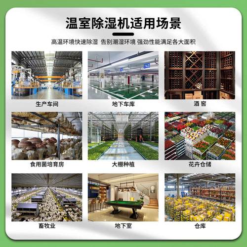 吊顶工业除湿机温室大棚仓库地下室工业用设备恒湿机抽湿机器