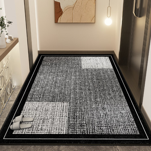 青彩季防滑可裁剪圈绒门垫