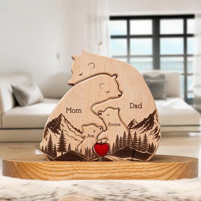 Custom Father's Day Gift, Wooden Animal Carvings