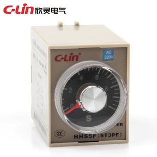 继电器 电子式 欣灵时间继电器HHS5F1 ST3PFT1