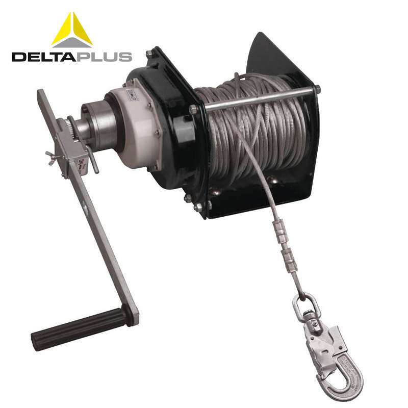 代尔塔505005  与三脚架TRA22/TRA32配套使用防坠落手动绞盘30米