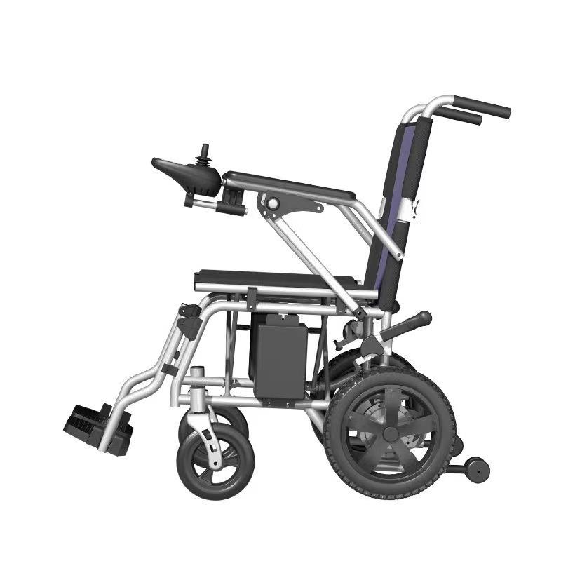 外贸电动大轮四轮智能全自动老年代步车折叠便捷式轮椅电动轮椅车