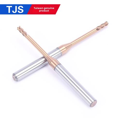 台湾Tjs 58度加长刀片合金铣刀长颈深槽避风双刃钨钢铣刀15/20/30