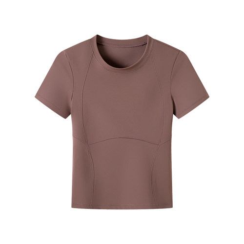 JUACTIVE修身圆领短袖T恤