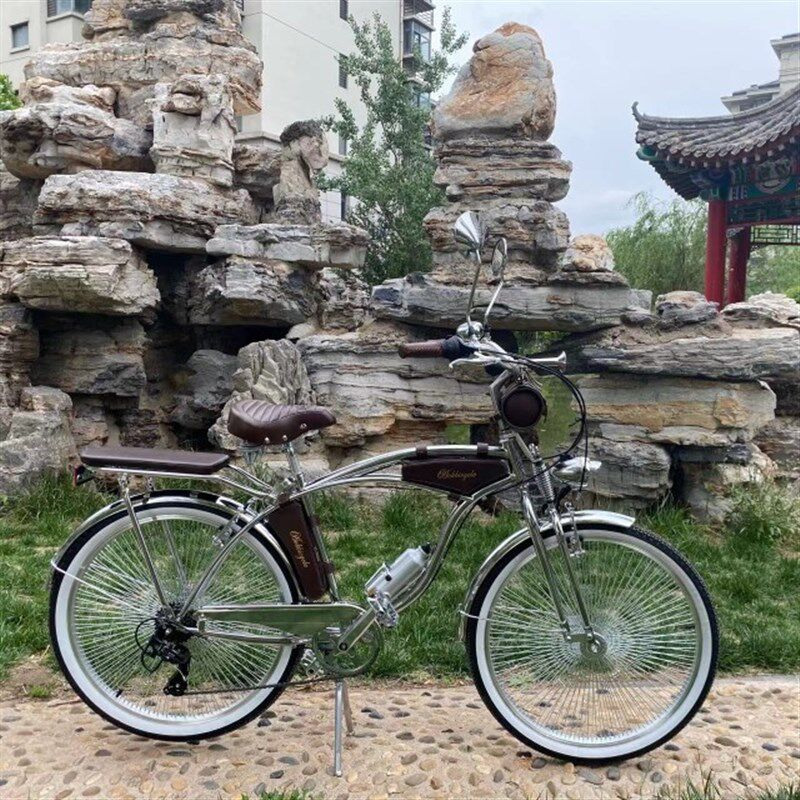 复古自行车上海英伦城市通勤24-26英寸沙滩成人变速山地男女通用
