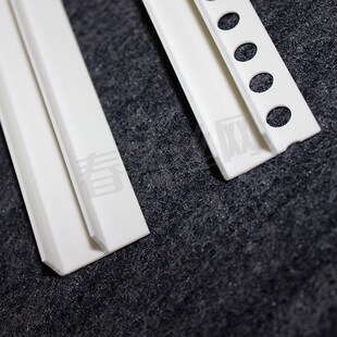 F型收口条u型玻璃卡槽pvc卫生间隔断下沉式u形双T派型收口封边条