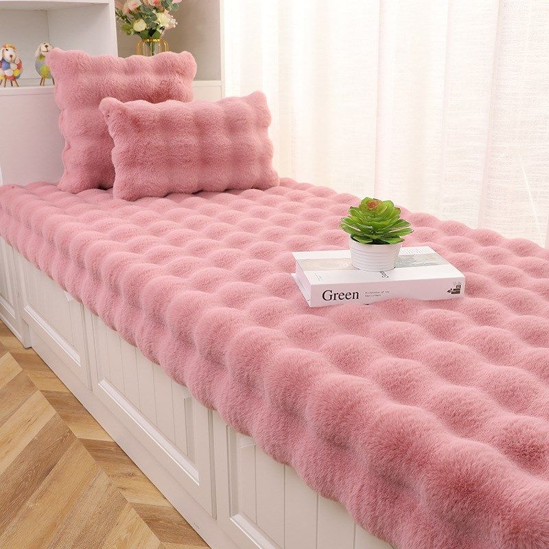 新款飘窗垫窗台垫加厚冬季阳台兔毛绒垫子泡泡绒榻榻米坐垫毛毛毯,居家布艺,飘窗垫,淘宝优惠券,粉丝福利购,淘宝优惠卷