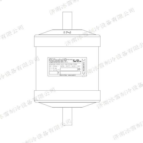Castel卡士妥干燥过滤器DF308/2S,100%分子筛固体滤芯,焊接