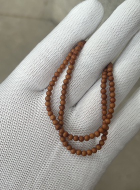 3mm橄榄核尖小圆珠108手串脖挂挂链吊坠一物一图 送文玩橄榄油