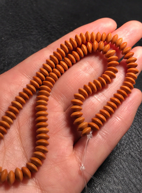 橄榄核雕刻飞碟片手串手链脖挂