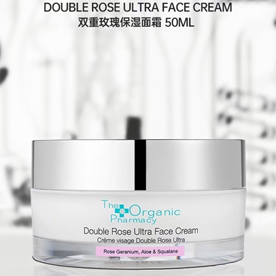 英国TOP/the organic pharmacy 欧佳妮双重玫瑰保湿抗氧抗皱面霜