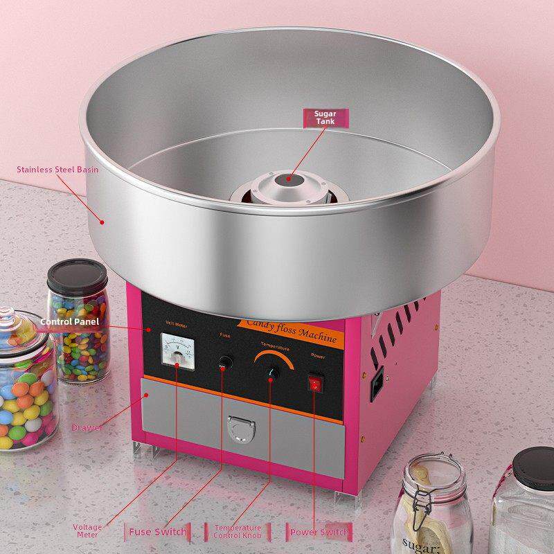 方初棉花糖机商业摊位花式流行棉花糖机专用全自动电燃气家用