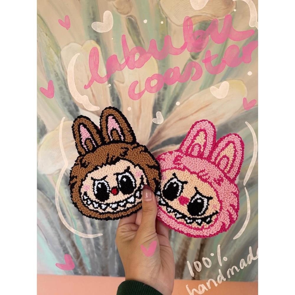 卡通戳戳绣手工diy材料包杯垫挂件礼物周边文创戳戳乐解压刺绣