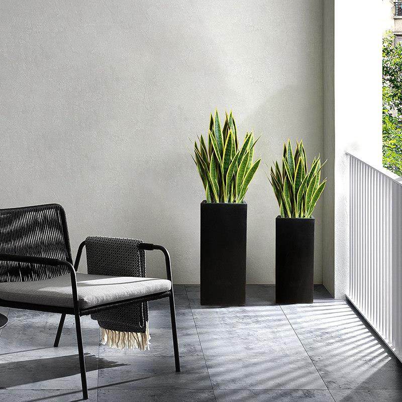 仿真植物装饰花盆盆景组合落地虎皮兰绿植盆栽北欧风室内客厅摆件